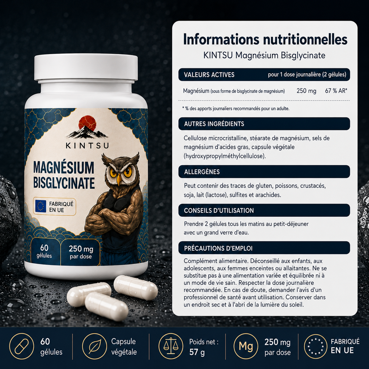 MAGNÉSIUM BISGLYCINATE